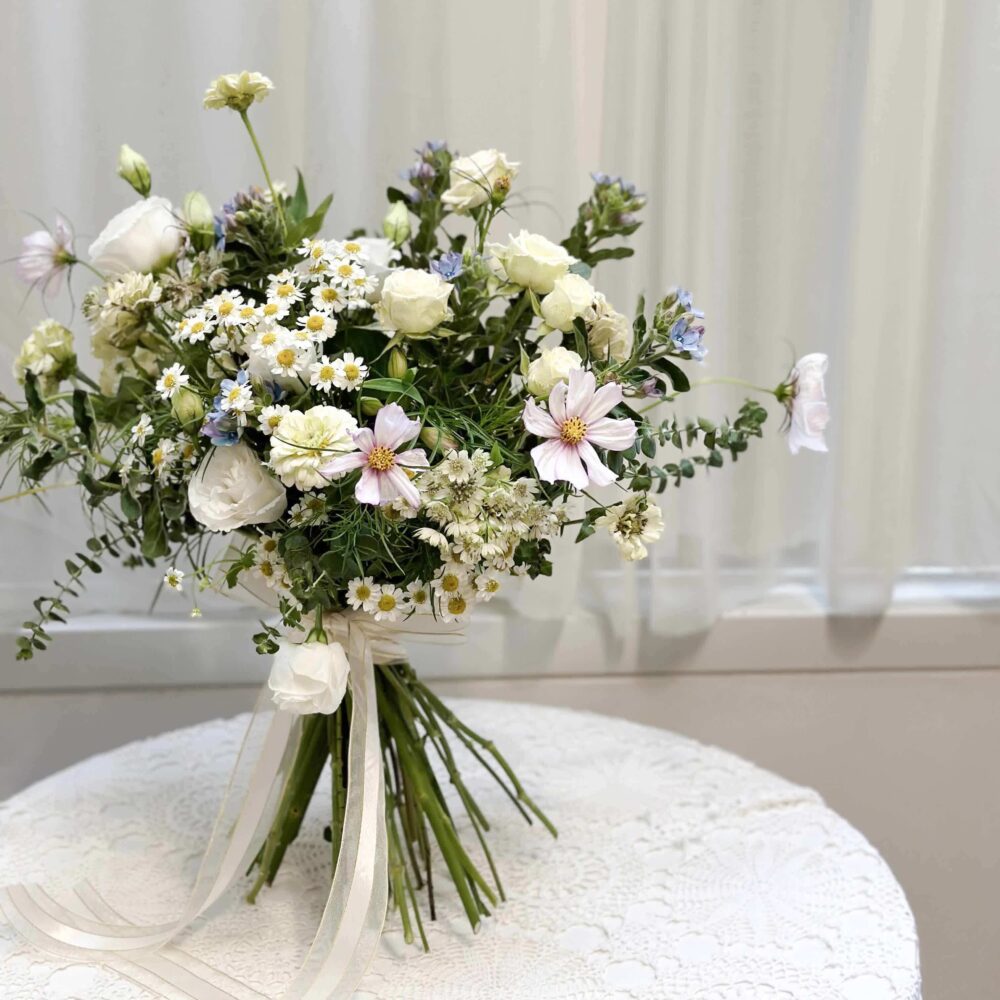 【胖精靈花藝】Elvira 新娘捧花