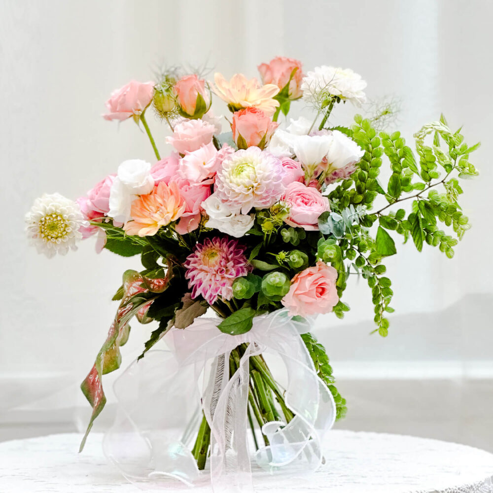 【胖精靈花藝】Trista 美式新娘捧花