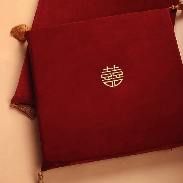 【嘉禮文創】紅囍跪墊(租)